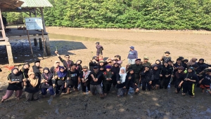 Komunitas Kejar Mimpi Lampung menggelar kegiatan Telusur Lampung di Ekowisata Mangrove Cuku Nyinyi