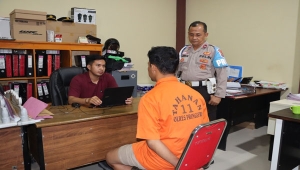 Pencuri yang sekap 3 karyawati Alfamart Pringsewu ditangkap polisi