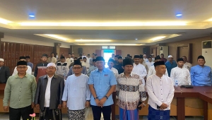Ulama, Kiai, dan Ustadz se-Bandar Lampung deklarasi dukung Prabowo-Gibran