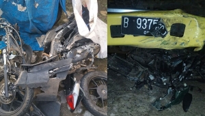 Kecelakaan motor dan truk di Tanggamus, Lampung