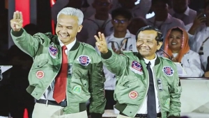 Mahfud MD kampanye di Lampung