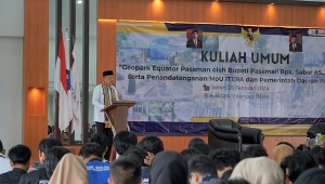 Bupati Pasaman Isi Kuliah Umum di Itera