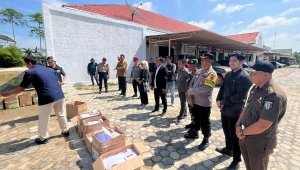 Kelebihan surat suara Pemilu 2024 di Pringsewu dimusnahkan
