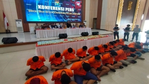 Polda Lampung Ungkap 2 Jaringan Narkoba Asal Malaysia