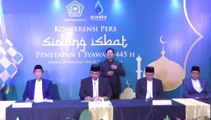 Pemerintah Tetapkan Idul Fitri 1445 H Jatuh pada Rabu 10 April 2024