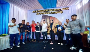 Calon Gubernur Lampung Rahmat Mirzani Djausal Resmikan Rumah Relawan