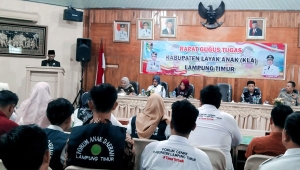 Rapat Gugus Tugas Kabupaten Layak Anak di Lampung Timur