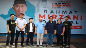 Relawan Kami Gibran temui Rahmat Mirzani Djausal