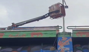 2 Orang Terjatuh dari Flyover Kalibalok Bandar Lampung