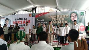 Momen PKB Deklarasi Dukung Rahmat Mirzani Djausal Sebagai Calon Gubernur Lampung