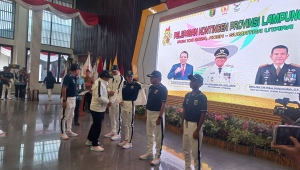 Pelepasan kontingen Lampung ke PON 2024
