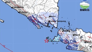 Gempa Sumur Banten dirasakan hingga Bandar Lampung
