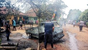 Mobil terbakar usai ngecor BBM di Lampung Timur