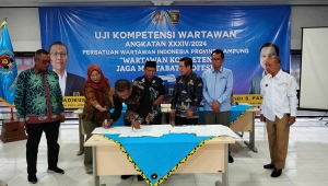 PWI Lampung Gandeng 4 Universitas Kerja Sama Beasiswa Wartawan