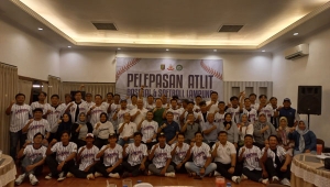 Pelepasan Atlet Baseball-Softball Lampung Menuju PON 2024