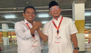 Calon Gubernur (Cagub) Lampung, Rahmat Mirzani Djausal (Mirza) dan Cagub Banten, Andra Soni
