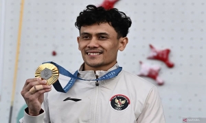 Veddriq Leonardo Raih Emas Olimpiade Paris 2024