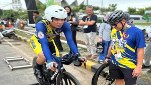 Atlet Balap Sepeda Lampung Usamah Hilmi