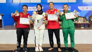 Atlet Kurash Lampung Mariha Salimah Meraih Medali Emas PON XXI 2024