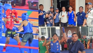 Atlet Muaythai Lampung Abdul Muis