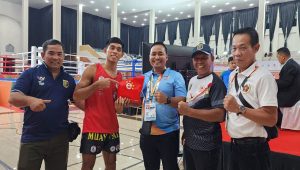 Atlet Muaythai Lampung Abdul Muis Sabet Emas PON XXI 2024