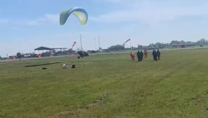 Atlet Paramotor Lampung Adi Ayangsyah Raih Medali Perak
