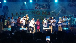 Dide Hijau Daun meriahkan hiburan musik di Lampung Timur