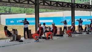 Atlet Menembak Lampung Tegar Nugroho Sumbang Perak di PON XXI 2024