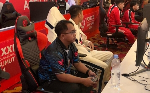 Tim E-Sport Lampung di PON XXI 2024