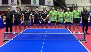 Tenis meja beregu putra Lampung ke semifinal PON XXI 2024