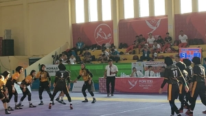Tim Putri Kabaddi Lampung ke semiifnal nomor national style PON XXI 2024