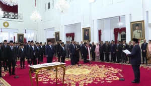 Pelantikan Menteri Kabinet Merah Putih Prabowo