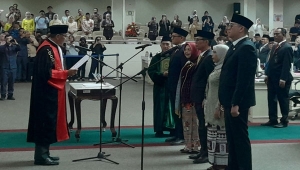 Pimpinan DPRD Lampung resmi dilantik