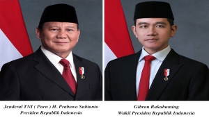 Presiden dan Wakil Presiden RI Prabowo Subianto dan Gibran Rakabuming Raka