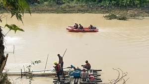 Penambang Pasir Hilang Tenggelam di Way Seputih Lampung