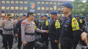 Polda Lampung Kerahkan 1.229 Personel Amankan Pilkada Serentak 2024
