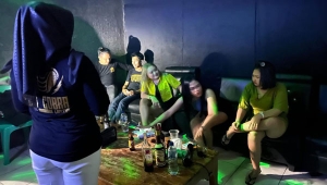 Polisi-BNN Razia Tempat Hiburan Malam di Lampung Timur