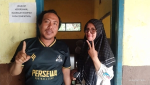 Suami Istri Beda Pilihan Politik di Lampung Timur
