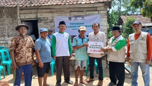 Baznas Lampung Timur Bedah Rumah Warga