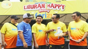 Car free day ASDP dengan tema Liburan Happy Bareng Ferizy