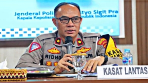 Kasat Lantas Polresta Bandar Lampung Kompol Ridho Rafika