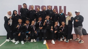 Tim Senam Aerobik Lampung di Marshall Gymnastic 2024