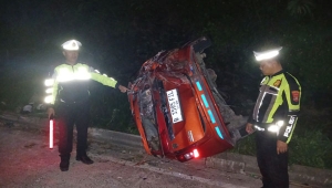 Kecelakaan Truk Muatan Sapi Rem Blong di Pelabuhan Bakauheni