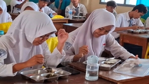 Program makan bergizi gratis di Lampung