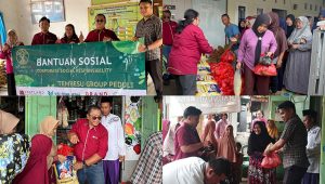 Tembesu Group Bagikan Ratusan Paket Sembako ke Warga Terdampak Banjir Bandar Lampung