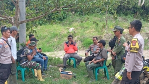 Tim Gabungan giring kawanan gajah liar ke hutan di Tanggamus