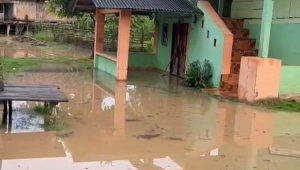 Banjir Landa Way Kanan Lampung