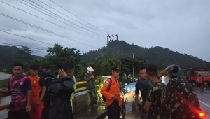 Mahasiswa Hanyut di Sungai Pesawaran Lampung