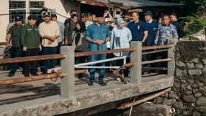 Gubernur Lampung Tinjau Lokasi Banjir di Bandar Lampung