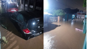 Banjir Landa Panjang Bandar Lampung